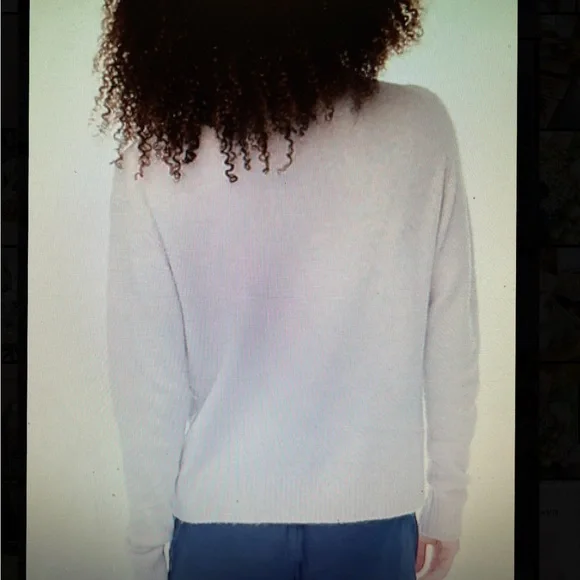 WOMENS J CREW HALF ZIP CABLE SWEATER SIZE MEDIUM IN GREY/MULTI NWT! - Picture 2 of 5